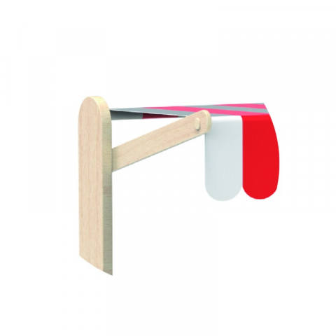 Játékok 3-5 éveseknek - Stand de Magazin din Lemn VIGA – Jucărie Montessori pentru Joc de Rol, Structură Solidă și Design Atrăgător