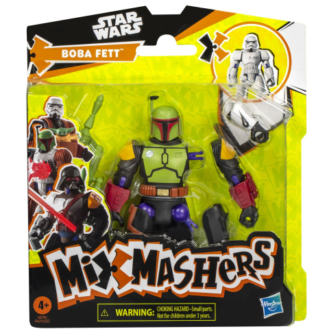 Jucarii educative - Hasbro-Star Wars Mix Mashers Set Figurina Boba Fett 12Cm Si Accesorii