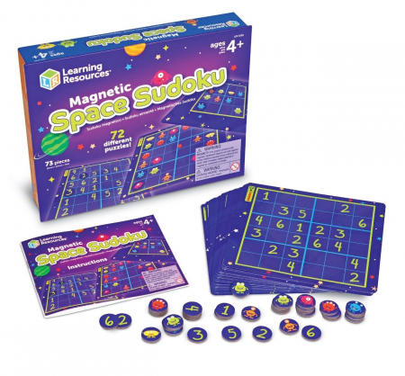 Oktató játékok - Learning Resources-Sudoku magnetic - Calatorie in spatiu
