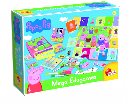 Interaktív játékok - Lisciani Super colectia mea de jocuri - Peppa Pig