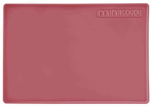 Jucarii 1-3 ani - Minikoioi-Suport antiderapant pentru tacamuri,100% silicon, Minikoioi - Velvet Rose