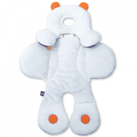 Suport bebelusi pentru carucior/scaun masina, Alb/Portocaliu [4]