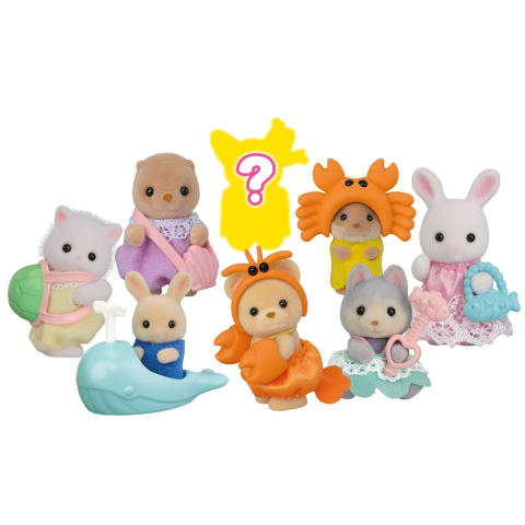 Oktató játékok - Sylvanian Families-Figurina Surpriza Pe Litoral