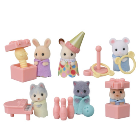 Oktató játékok - Sylvanian Families-Figurina Surpriza Petrecerea