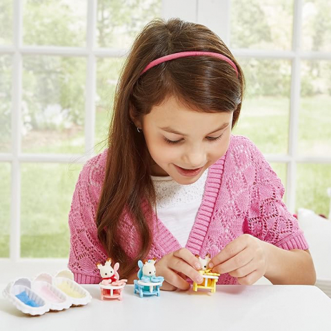 Epoch -Sylvanian Families-Set De Ingrijire A Iepurasilor Tripleti [2]