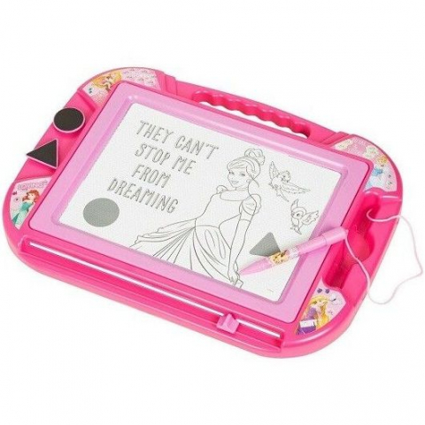 Játékok 3-5 éveseknek - Tabla magnetica pentru desenat, Disney Princesses, 39 x 29 cm