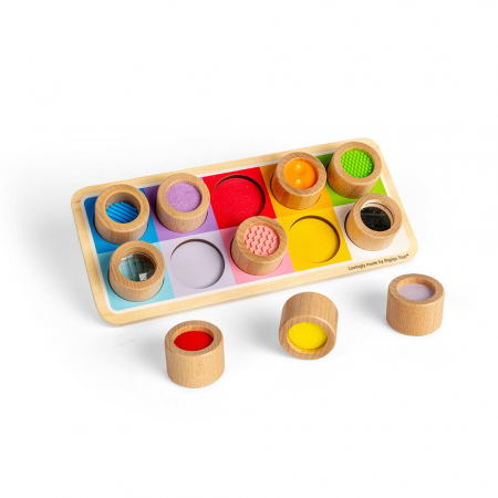BIGJIGS Toys-Tablita senzoriala - Modele si texturi [4]