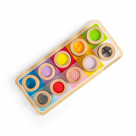 BIGJIGS Toys-Tablita senzoriala - Modele si texturi [2]