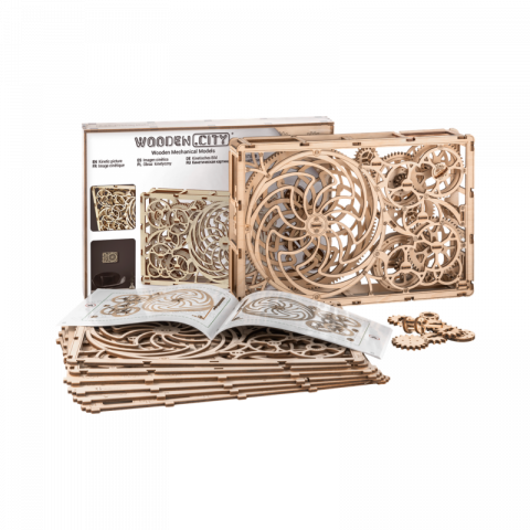 Tablou iluzie optica (Kinetic Picture) puzzle 3D [8]