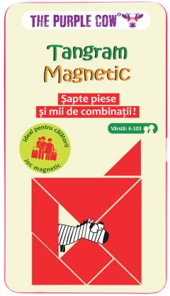 Jucarii educative - Purple Cow-Tangram Magnetic