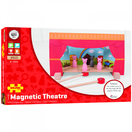 Toate jucariile - BigJigs-Teatru-magnetic-Primul-spectacol