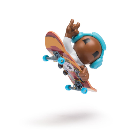Spin Masters-Tech Dech Sk8 Crew Pachet Placa Si Figurina 9.6Cm Casti Albastre [4]