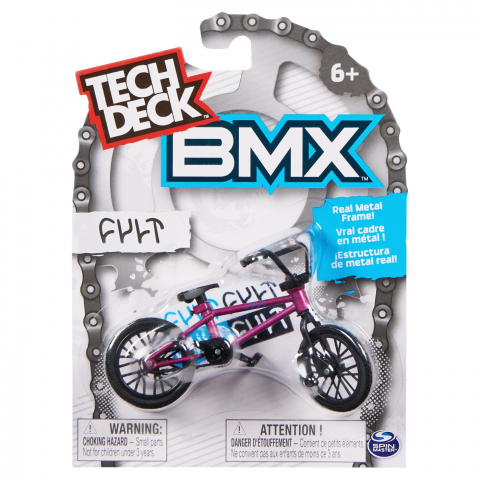 Jucarii 6-8 ani - Tech Deck Pachet Bicicleta Bmx Fult Roz