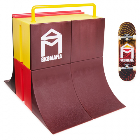 Tech Deck Pachet Xconnect Fingerboard Sk8Mafia Vert Wall [1]