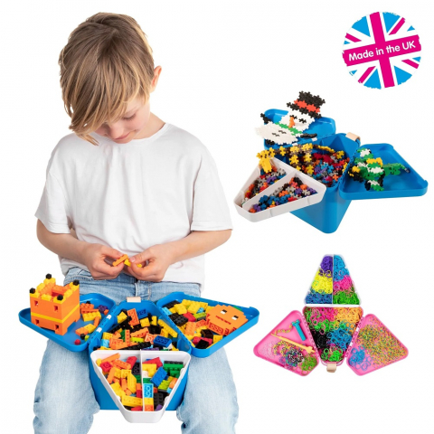Trunki-TeeBee Blue - Cutie pentru jucarii / Suport pentru activitati [8]