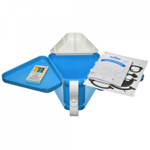 Trunki-TeeBee Blue - Cutie pentru jucarii / Suport pentru activitati [4]