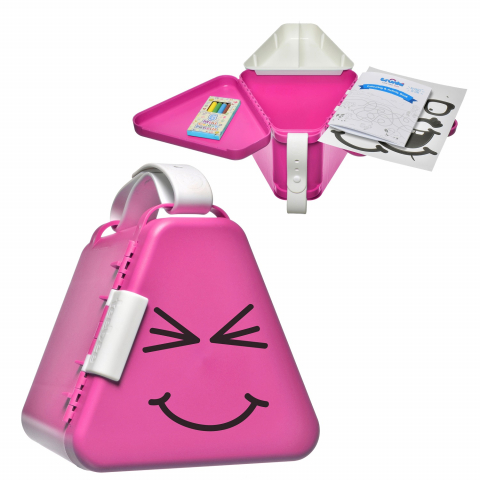 Trunki-TeeBee Pink - Cutie pentru jucarii / Suport pentru activitati [7]