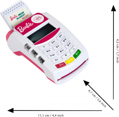 Terminal Card POS Cu Lumina Si Sunet - Barbie [1]