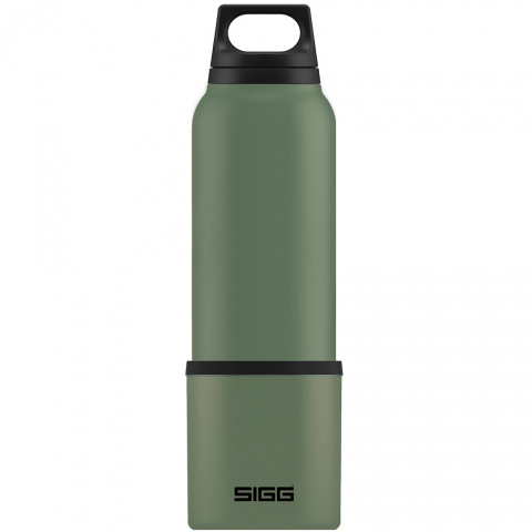 Játékok 3-5 éveseknek - Termos din otel inoxidabil Hot & Cold Leaf Green, 0.75l