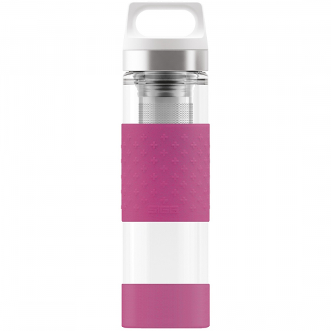 Játékok 3-5 éveseknek - Termos din sticla Hot & Cold Glass Berry, 0.4l