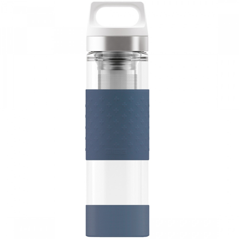 Játékok 3-5 éveseknek - Termos din sticla Hot & Cold Glass Midnight, 0.4l