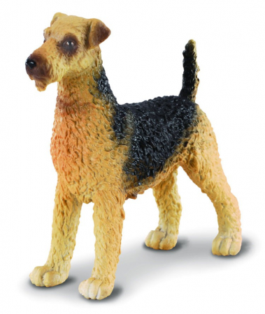 Játékállatok - Collecta-Terrierul-Airedale-Animal-figurina