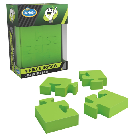 Jucarii educative - Thinkfun-Thinkfun - Brainteaser: 4-Piece Jigsaw
