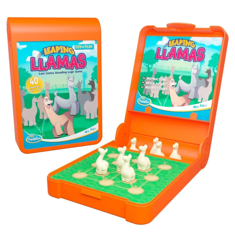 Oktató játékok - Thinkfun Flip N'Play, Joc educativ - Leaping Llamas