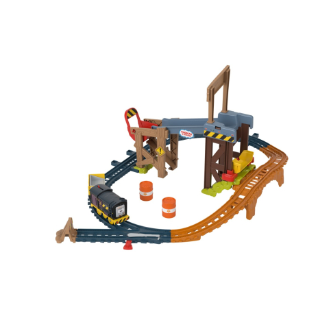 Mattel-Thomas Set De Constructie Ridica Si Incarca Marfa Cu Diesel  [5]