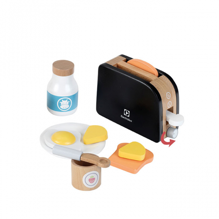 Minden játék - Klein-Toaster-din-lemn-cu-accesorii-Electrolux-Joc-de-rol