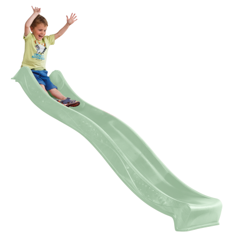 Jucarii educative - KBT-Tobogan Yulvo 2.2 m, verde pastel, pentru copii