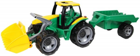 Cadouri botez - Tractor-cu-cupa-si-remorca-Gigant-Lena-110cm-Lena