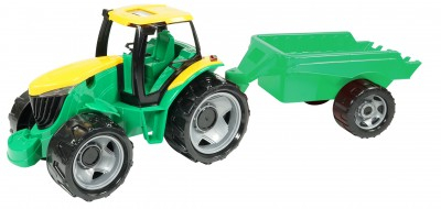 Cadouri botez - Tractor-cu-remorca-Gigant-Lena-95cm-Lena