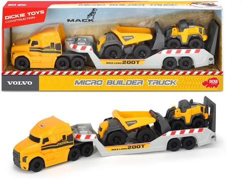 Oktató játékok - Trailer Volvo Mack Cu Basculanta Si Tractor