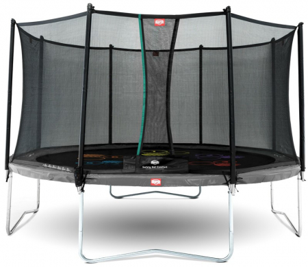 Kültéri játékok - Berg Toys-Trambulina Berg Regular GRI Level cu plasa Comfort 430