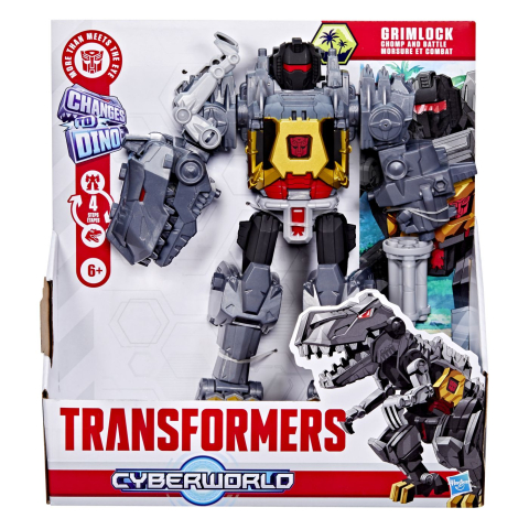 Jucarii educative - Hasbro-Transformers Cyberworld Robot Grimlock Transformabil In Dinozaur