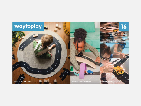 Waytoplay-Traseu auto jucarie Expressway - Sosea auto flexibila de jucarie -traseu Waytoplay - Expressway Waytoplay - jocuri cu masinute [2]