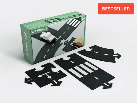 Waytoplay-Traseu auto jucarie Highway - Sosea auto flexibila de jucarie  Waytoplay - Highway Waytoplay [5]