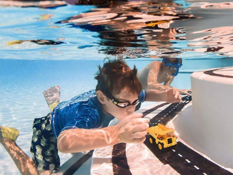 Traseu auto jucarie King of the Road - Sosea auto flexibila de jucarie- traseu  Waytoplay [4]