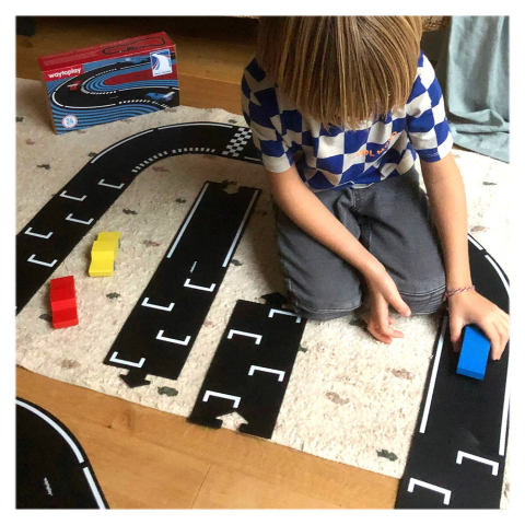 Waytoplay-Traseu auto jucarie Paul Ricard Race Track- Sosea auto flexibila de jucarie  Waytoplay - 24 piese flexibile [4]