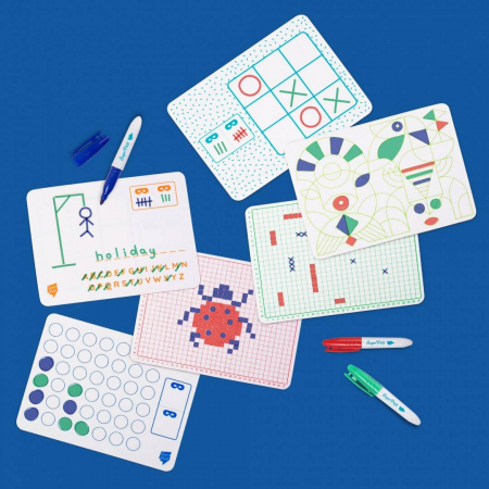 SUPERPETIT-Travel Game - 3 Mini planse de colorat [3]
