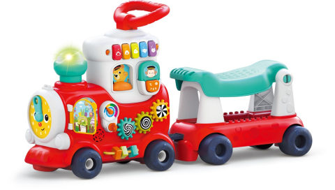 Jucarii Bebe-Trenulet 4 In 1 Rosu [1]