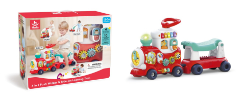 Jucarii Bebe-Trenulet 4 In 1 Rosu [8]