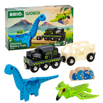 Jucarii 3-5 ani - BRIO-Trenulet cu baterii, aventura dinozaurilor BRIO, 3+ ani