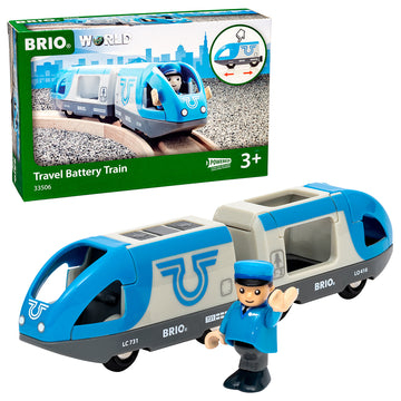Jucarii 3-5 ani - BRIO-Trenulet cu baterii pentru pasageri BRIO, 3+ ani
