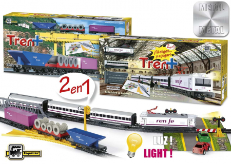 Pequetren-Trenulet electric calatori si marfa RENFE Tren+ [3]