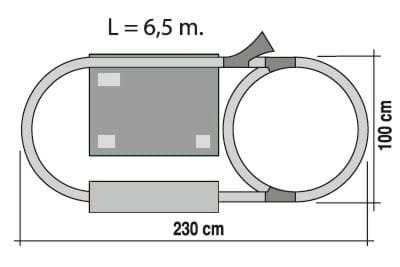 Pequetren-Trenulet electric High Speed RENFE cu statie, tunel si oras [4]