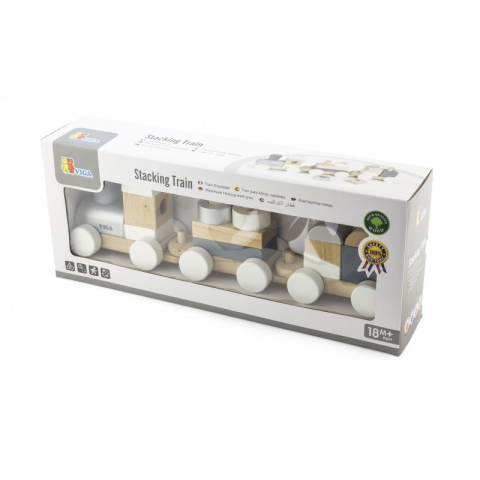 Jucarii 3-5 ani - Viga-Trenulet modular nordic, PolarB Viga