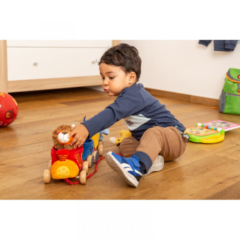Sigikid-Trenulet Safari din plus cu animalute, PlayQ Sigikid [5]