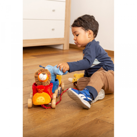 Sigikid-Trenulet Safari din plus cu animalute, PlayQ Sigikid [4]